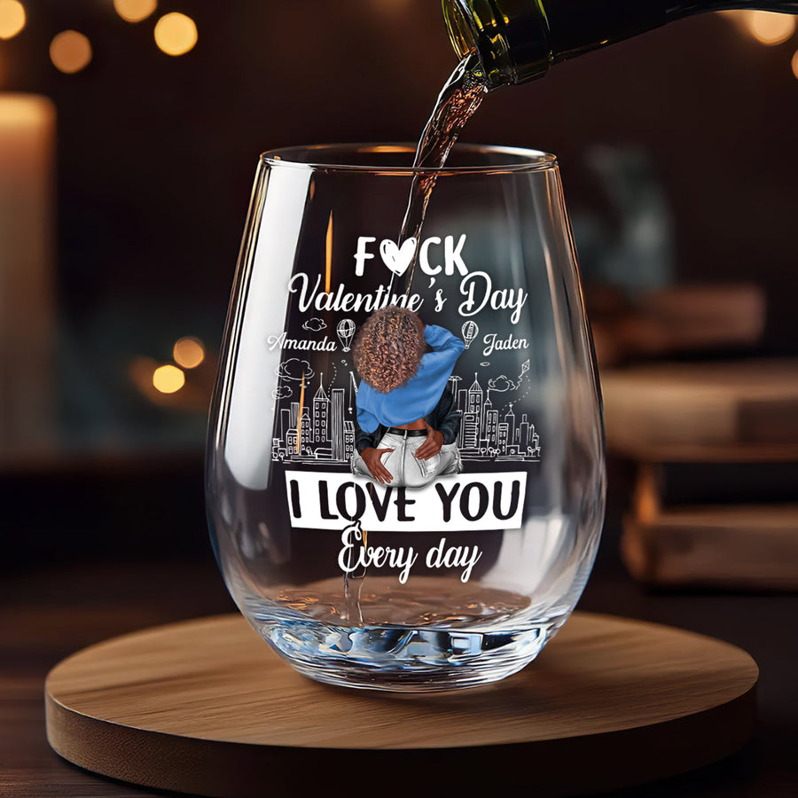 Three personalized Queen glasses for August, September and October