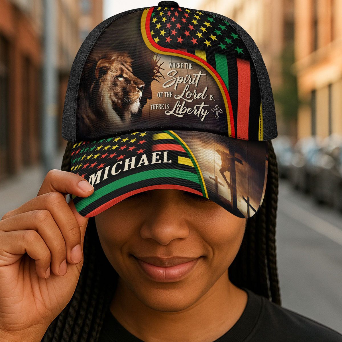 Where The Spirit Of The Lord Is There Is Liberty - Personalized Classic Cap
