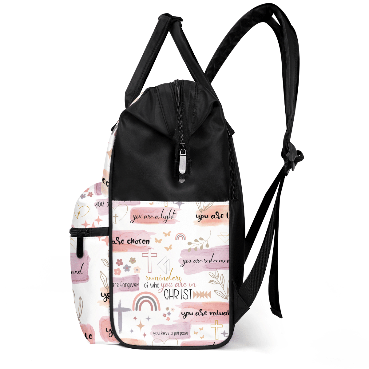 Reminders Of Who You Are In Christ - Personalized Duckbilled Backpack SBDBPLL2309L
