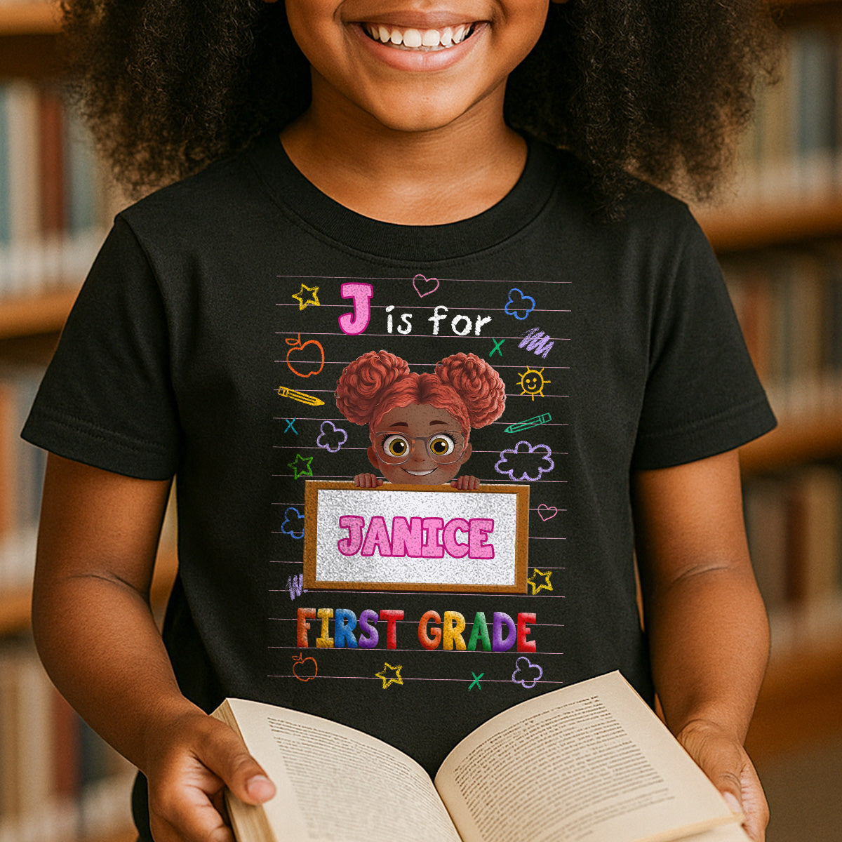 J Is For Janice - Personalized Kid T-Shirt