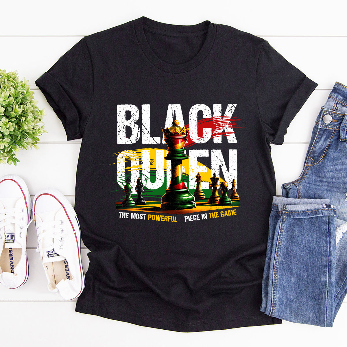Black King And Black Queen - Personalized Unisex T-shirt