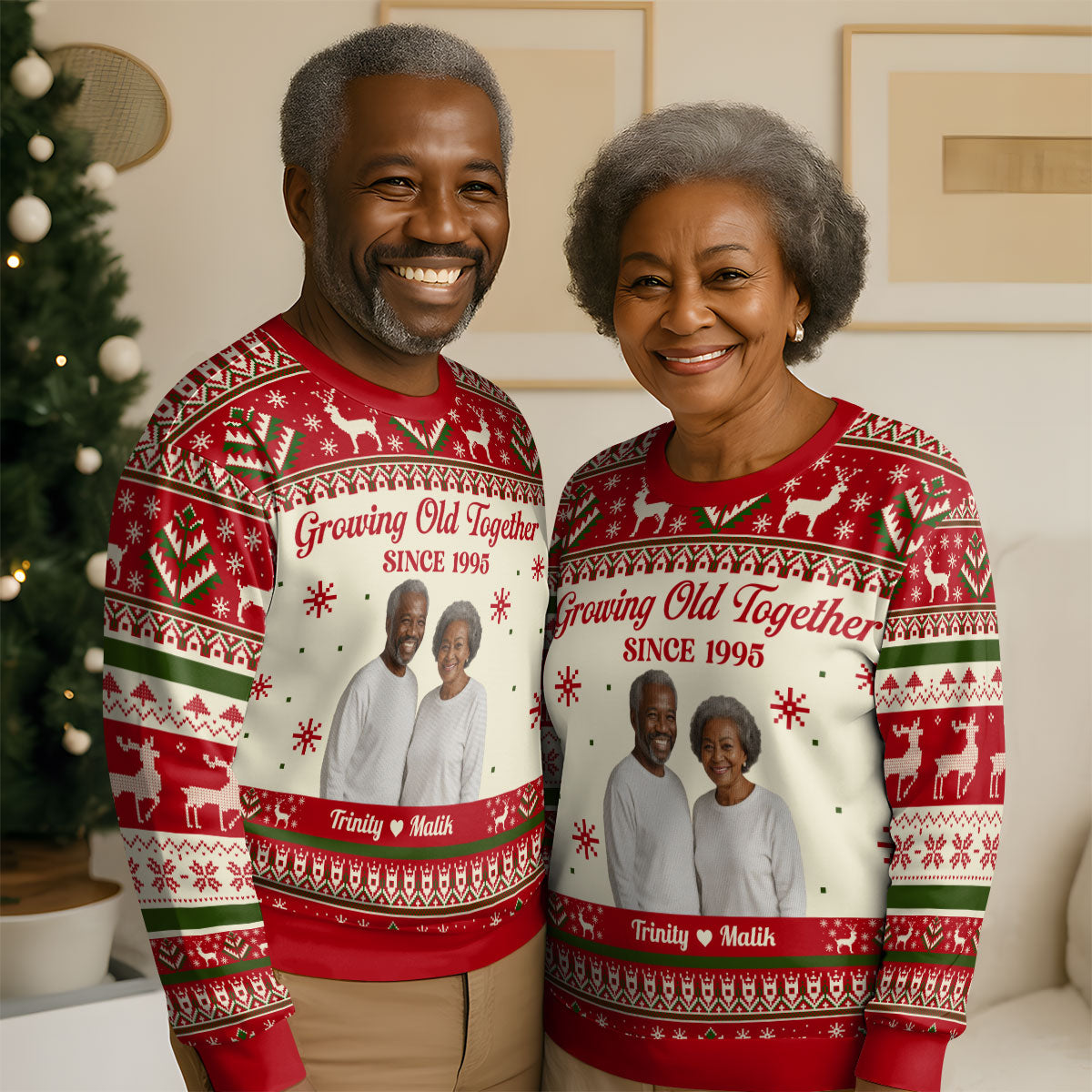 Growing Old Together - Personalized 3D Sweatshirt