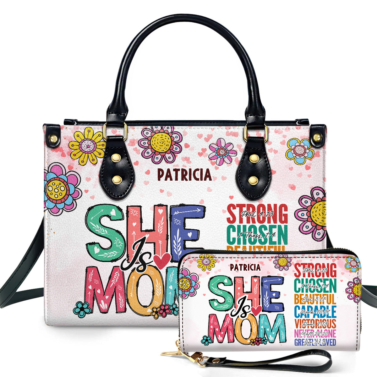 She Is Mom - Personalized Clutch Purse