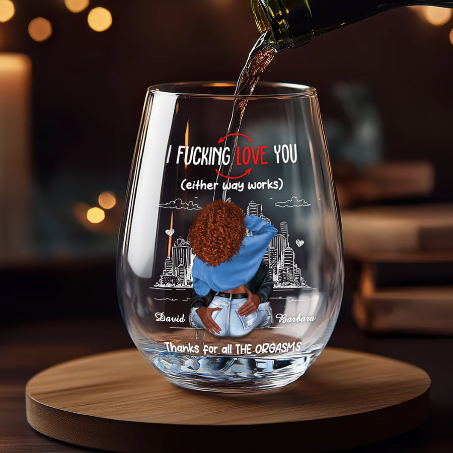 Three personalized Queen glasses for August, September and October