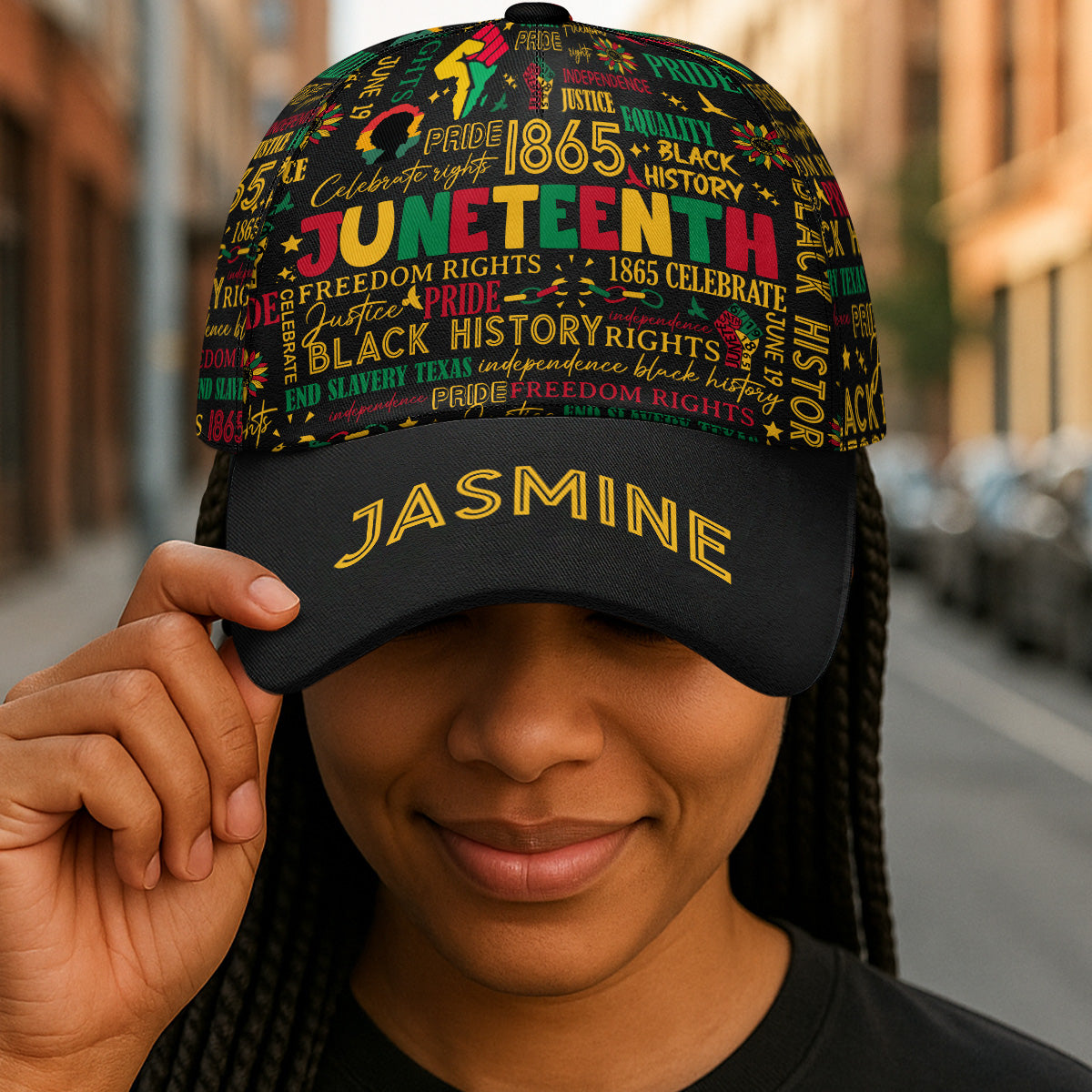 Celebrate Juneteenth Freedom Day - Personalized Classic Cap