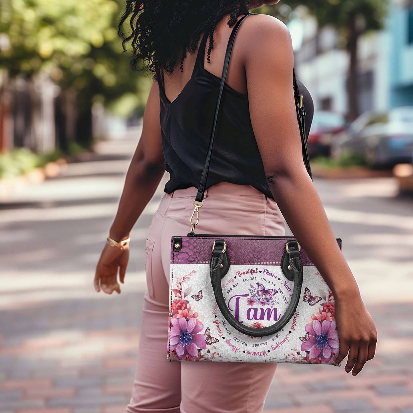 I Am - Leather Handbag MB66