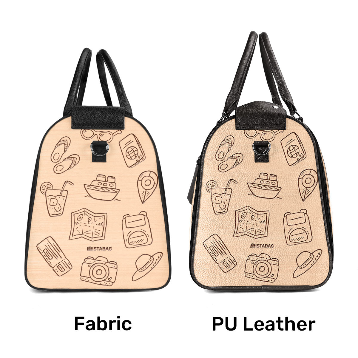 The World Is Ours To Explore - Personalized Leather Duffle Bag SBDBHA39