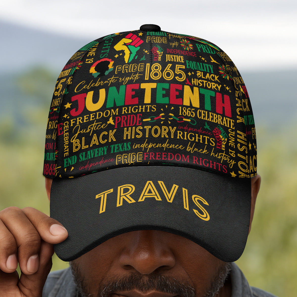 Celebrate Juneteenth Freedom Day - Personalized Classic Cap