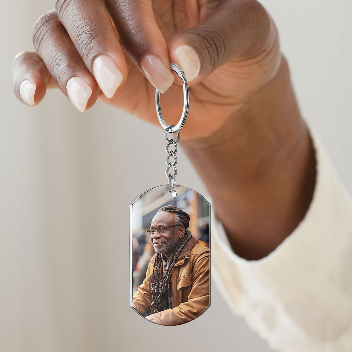 I'll Hold You In My Heart - Personalized Stainless Steel Keychain