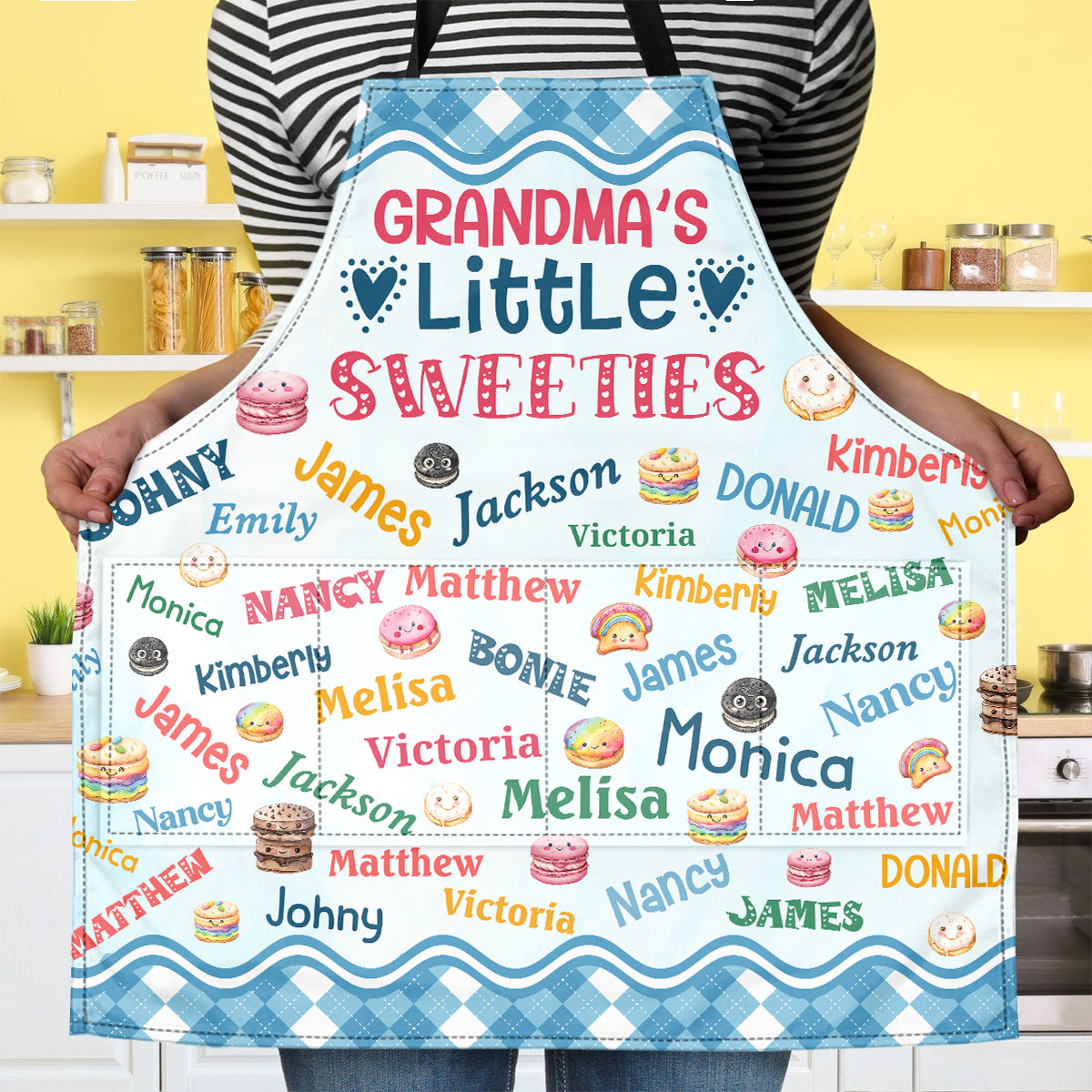 Grandma's Little Sweeties - Personalized Apron With Packet