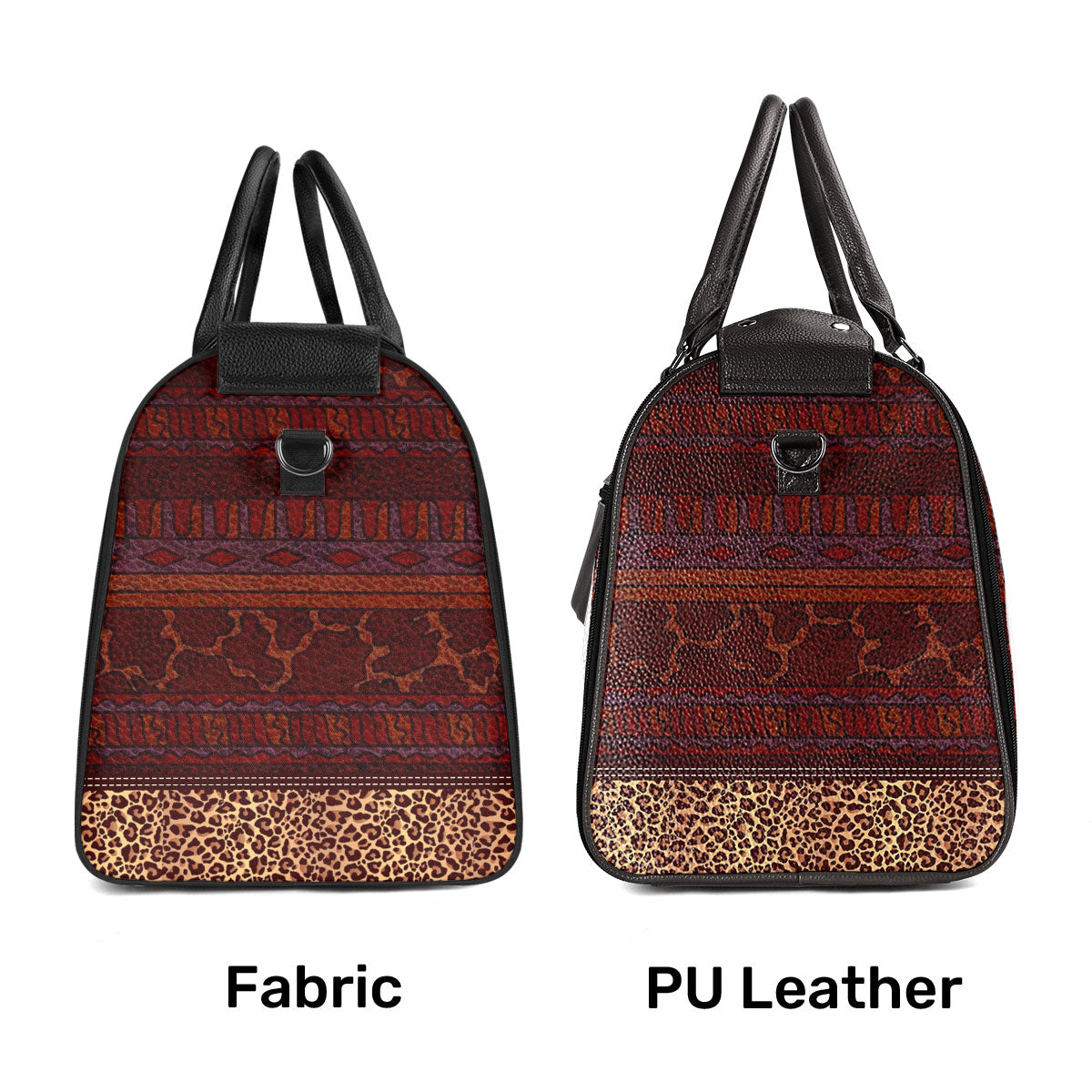 Sistas Forever - Personalized Leather Duffle Bag