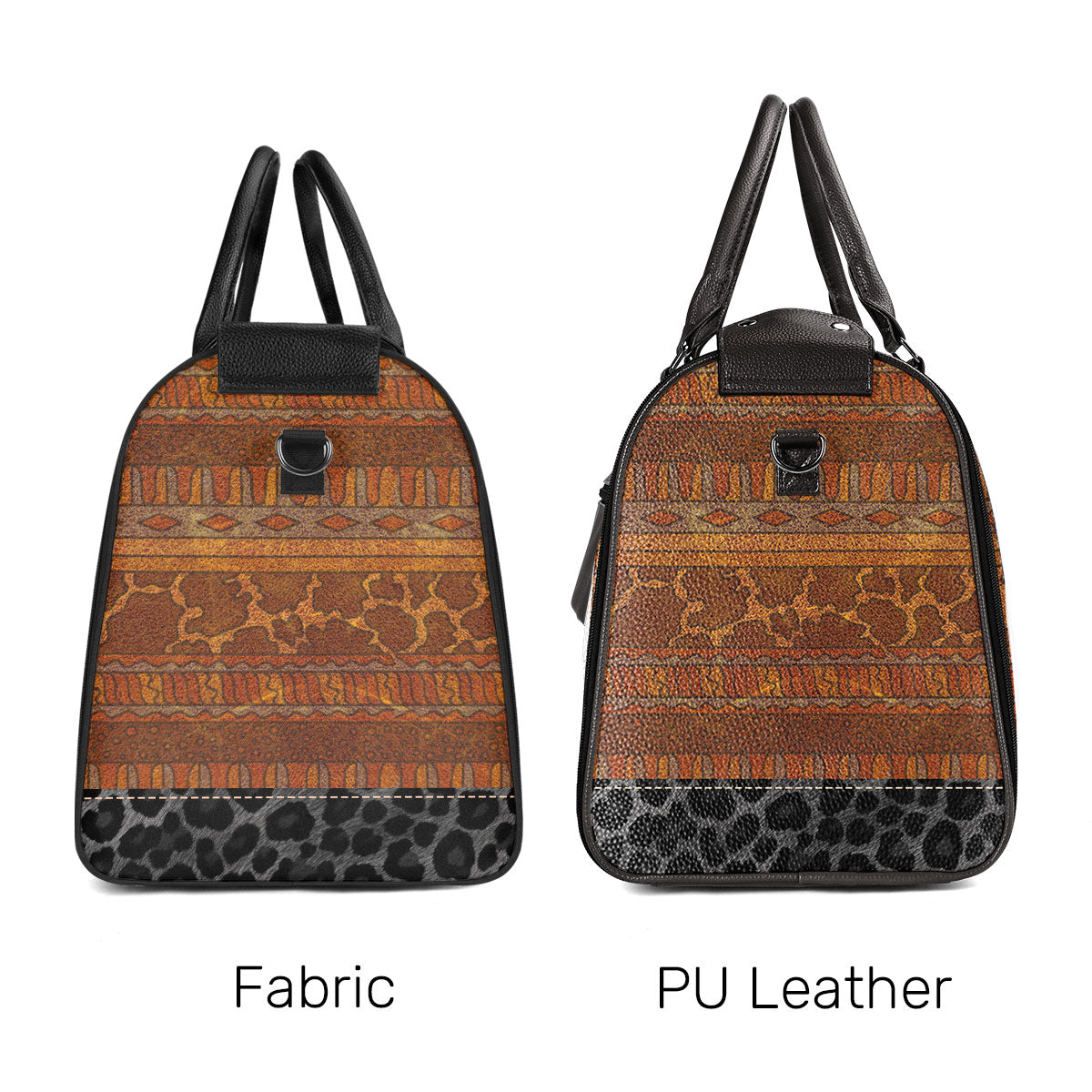 Sistas Forever - Personalized Leather Duffle Bag SBDFLM2836M