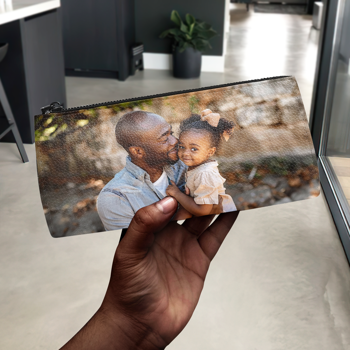 Custom Photo - Personalized Men Leather Wallet SBMLWM03