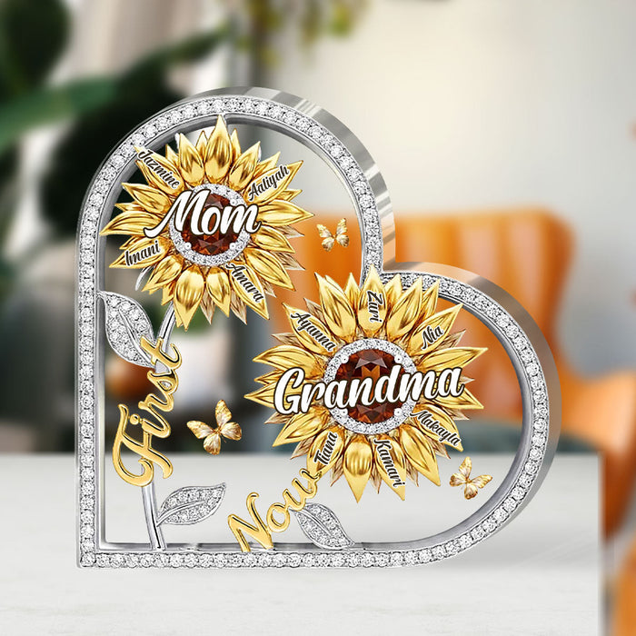 She Is Confident plaque displayed beside fresh flowers