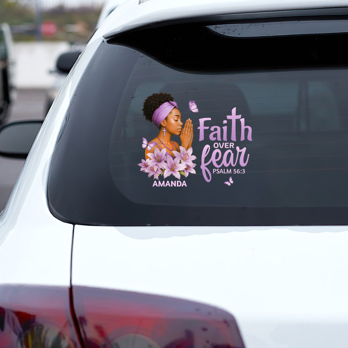 Faith Over Fear - Personalized Sticker