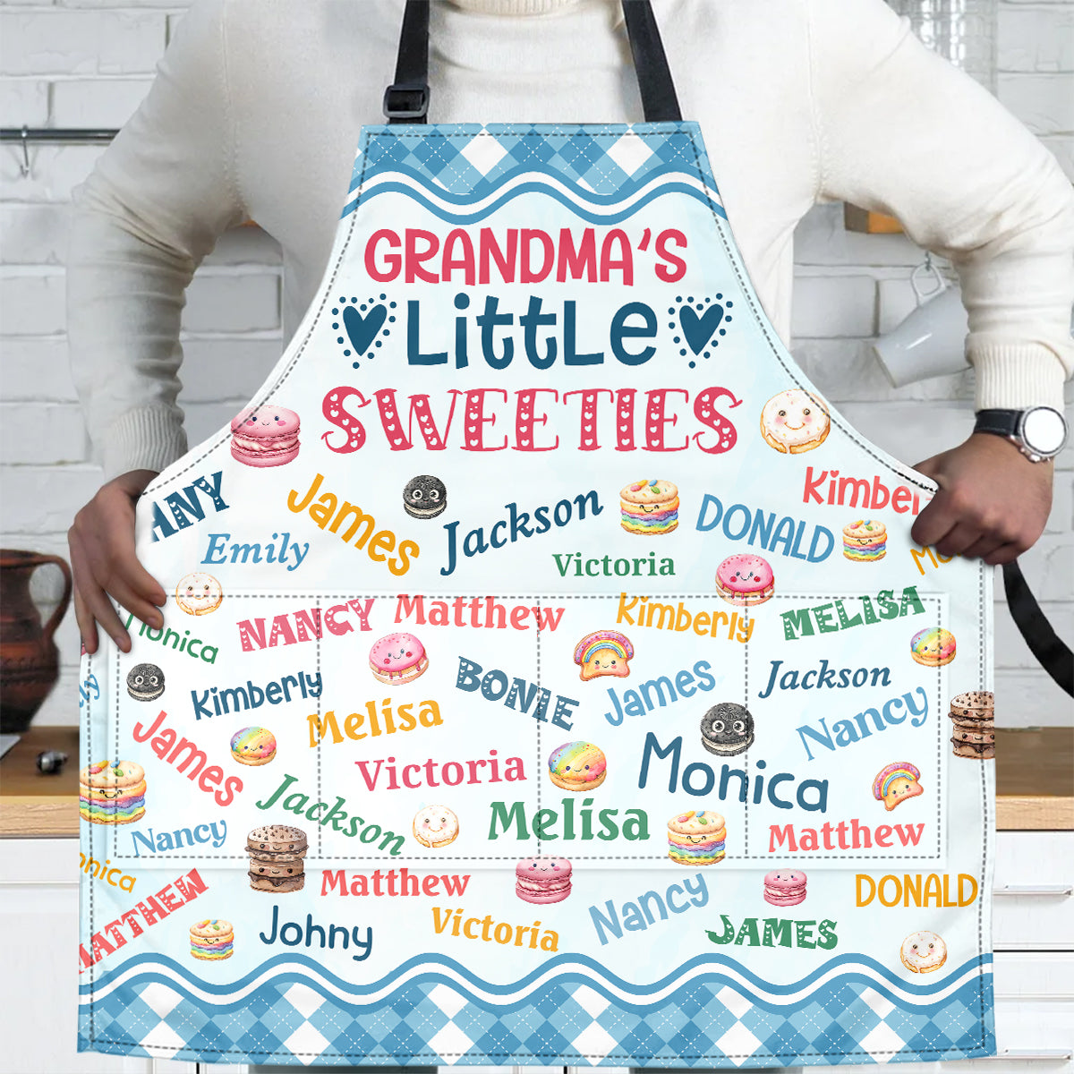 Grandma's Little Sweeties - Personalized Apron With Packet