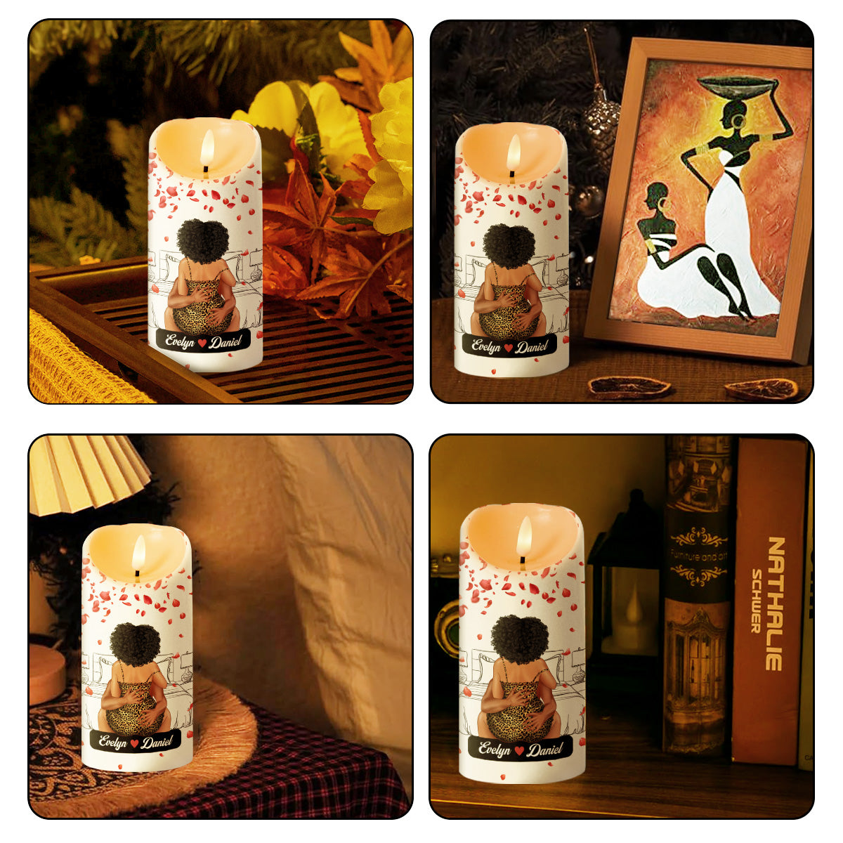 I Met You I Liked You I Love You - Personalized Flameless LED Candle