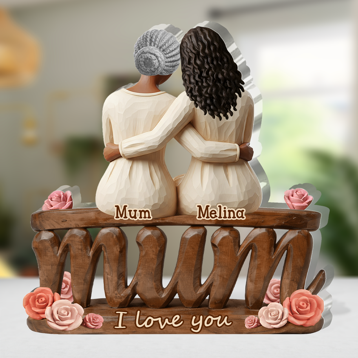 Thanks For Having Our Backs - Personalized Custom Shaped Acrylic Plaque