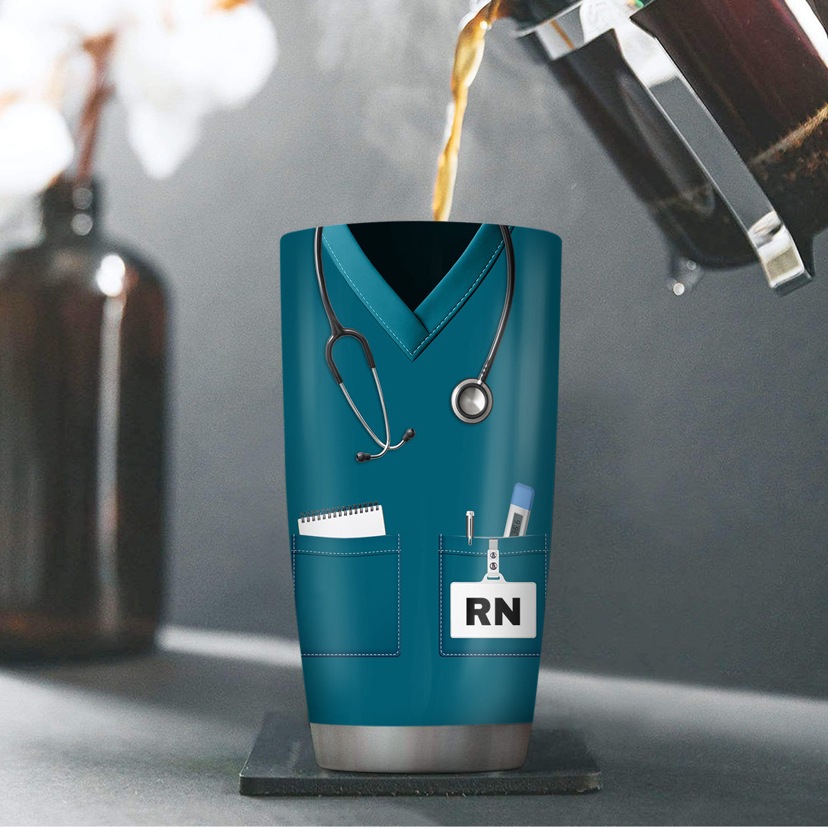 I'm A Nurse - Personalized Stainless Steel Tumbler