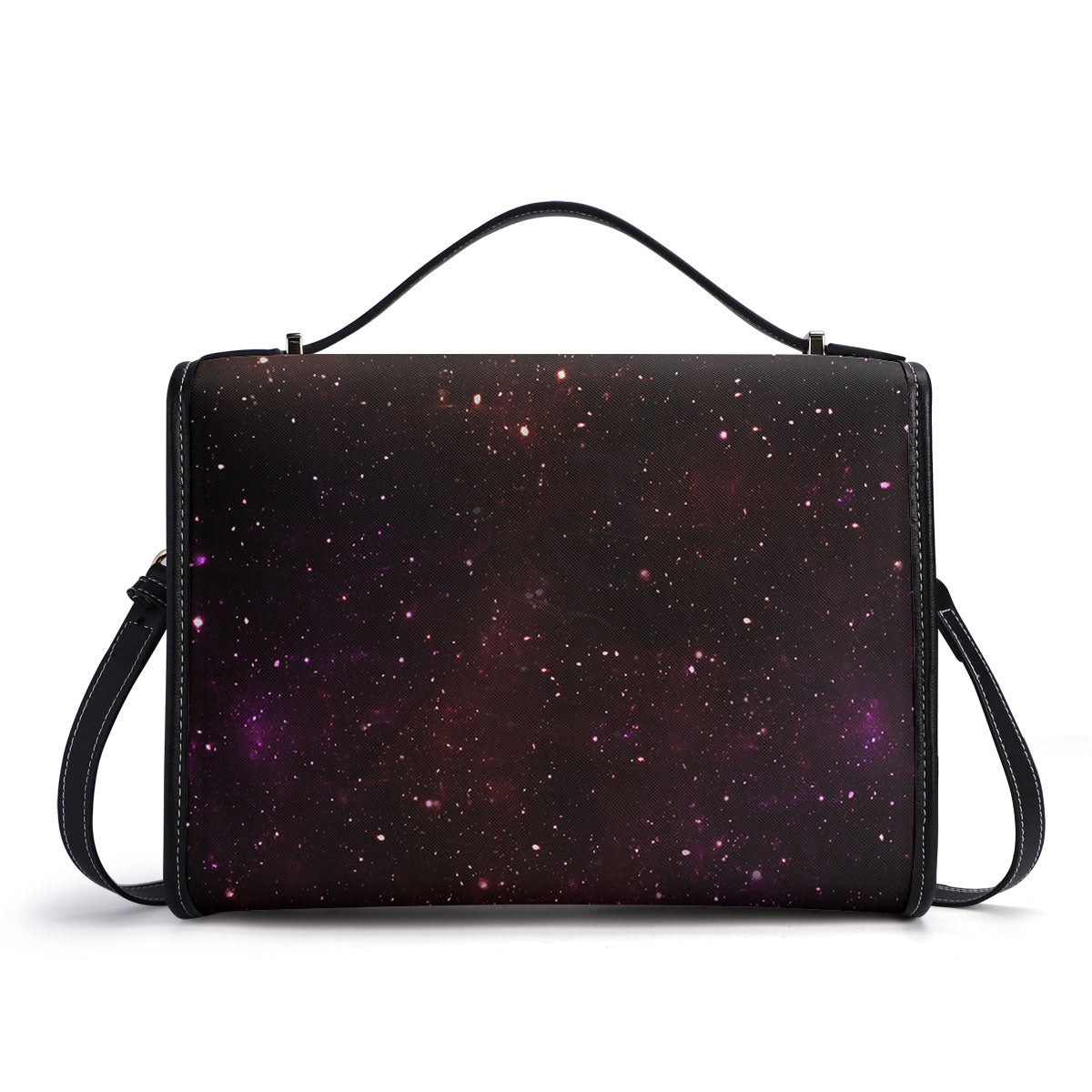Afro Map - Personalized Leather Satchel Bag STB43