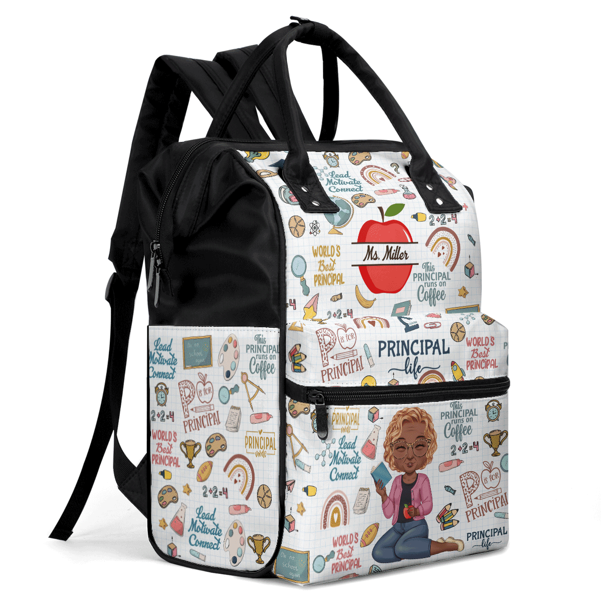 Principal - Personalized Duckbilled Backpack SBDBPLM1559D