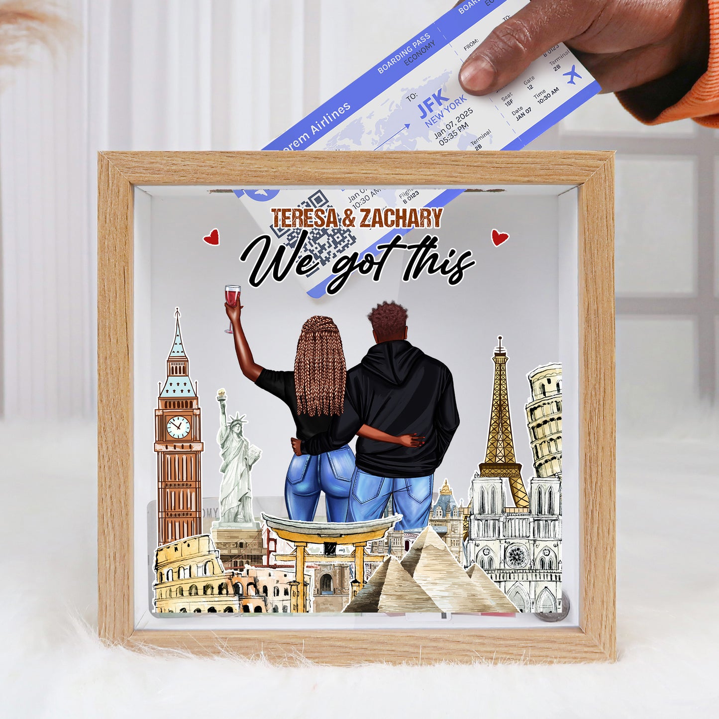 You And Me We Got This - Personalized Memory Box