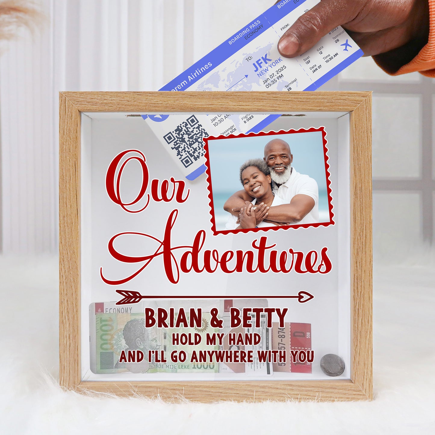 I Will Go Anywhere With You - Personalized Memory Box