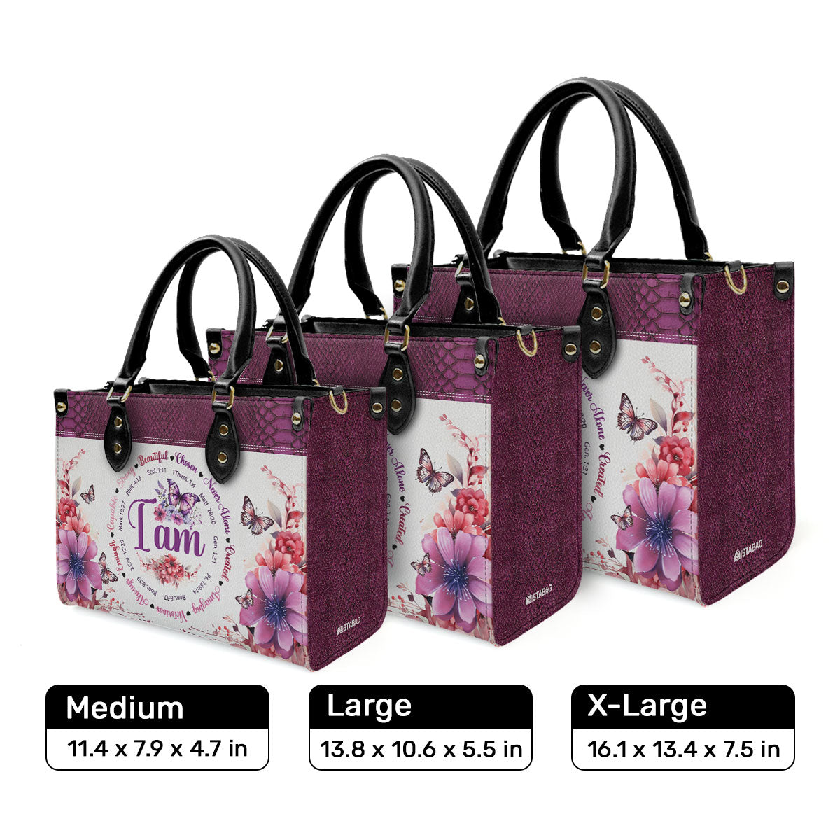 I Am - Leather Handbag MB66