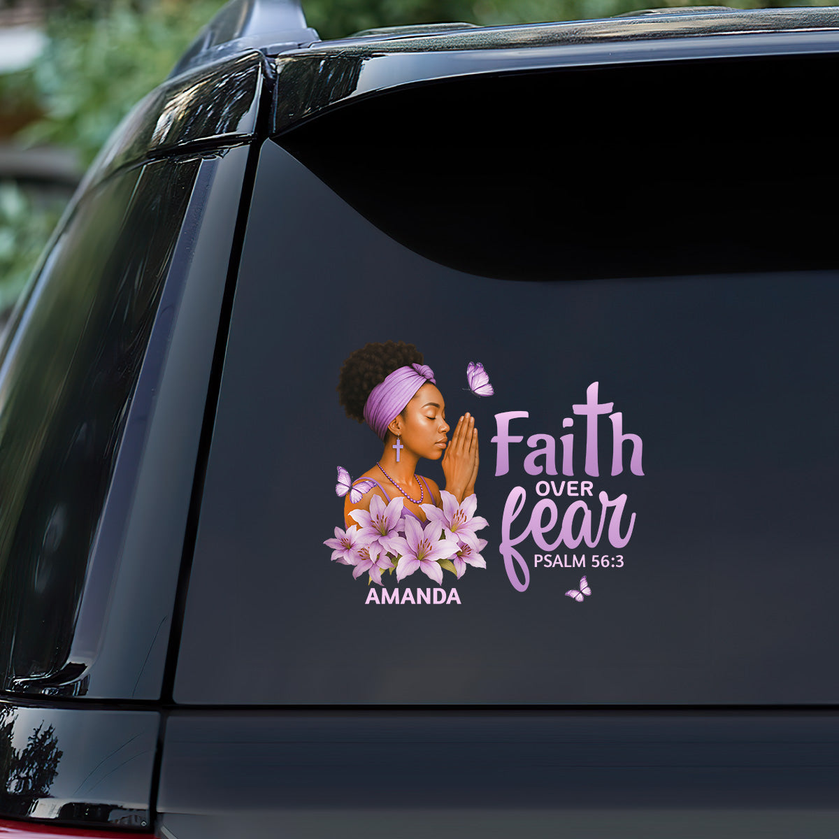 Faith Over Fear - Personalized Sticker