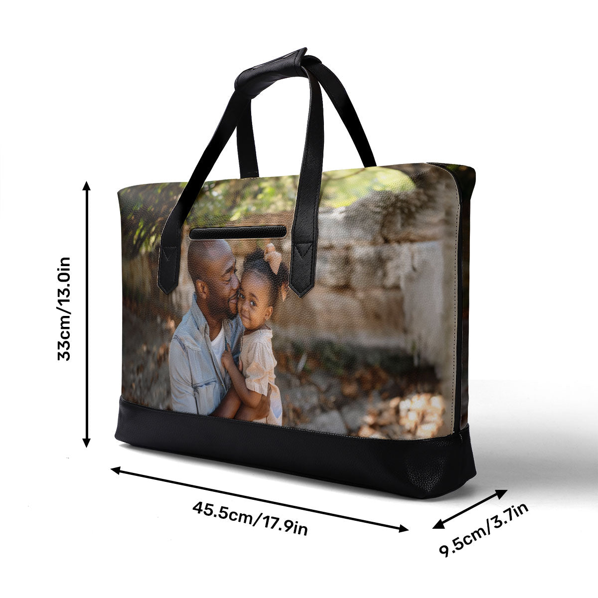 Custom Photo - Personalized Men Briefcase SBMBCM03