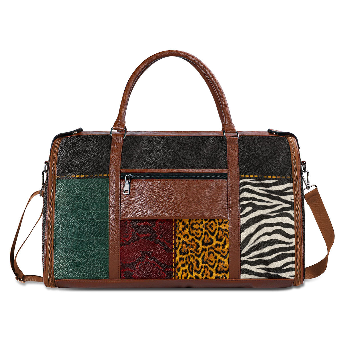 I Am - Personalized Leather Duffle Bag SB08