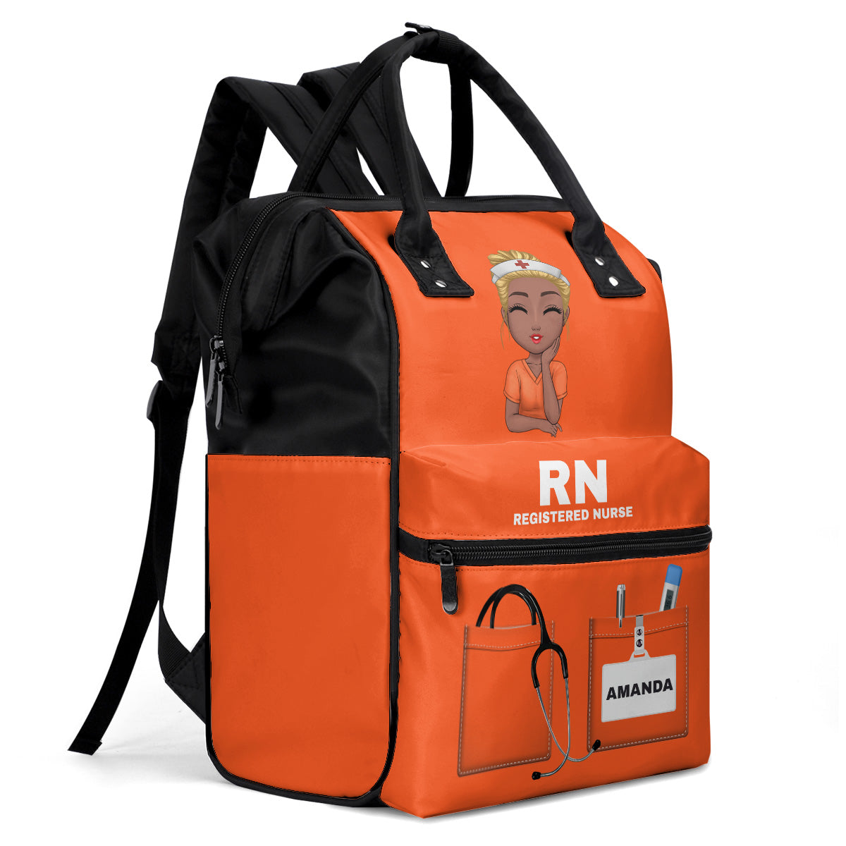 I'm A Nurse - Personalized Duckbilled Backpack