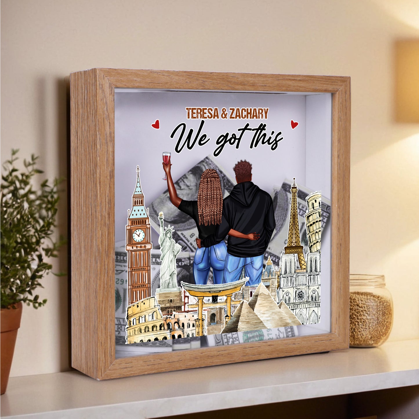 You And Me We Got This - Personalized Memory Box