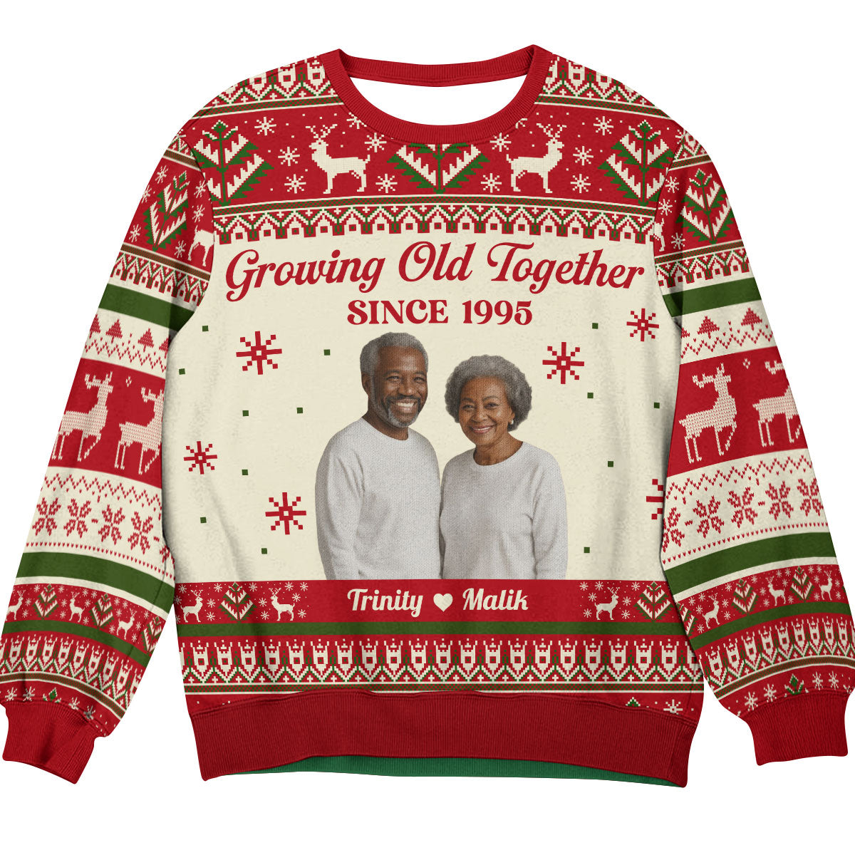 Growing Old Together - Personalized 3D Sweatshirt