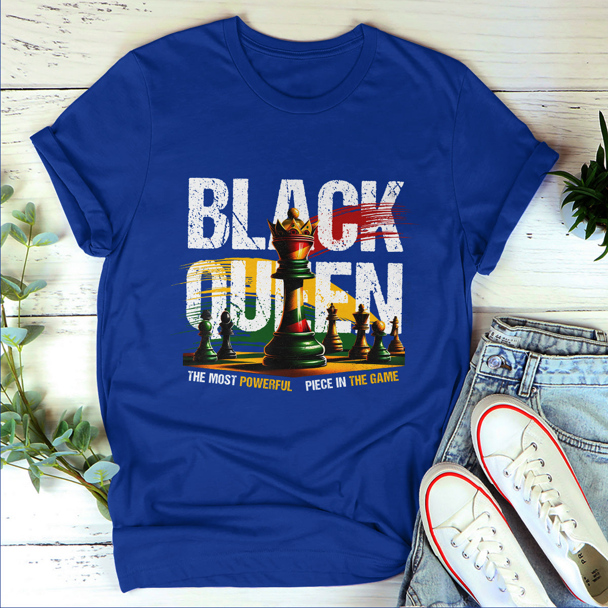 Black King And Black Queen - Personalized Unisex T-shirt