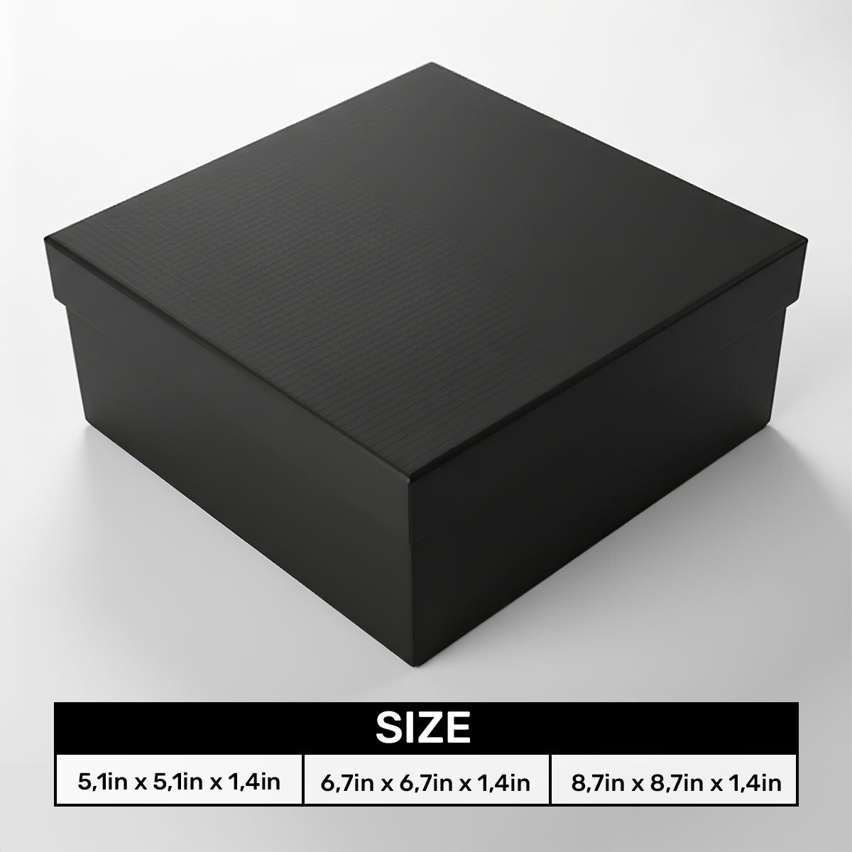 Personalized Custom Shaped Squared Acrylic Plaque Box