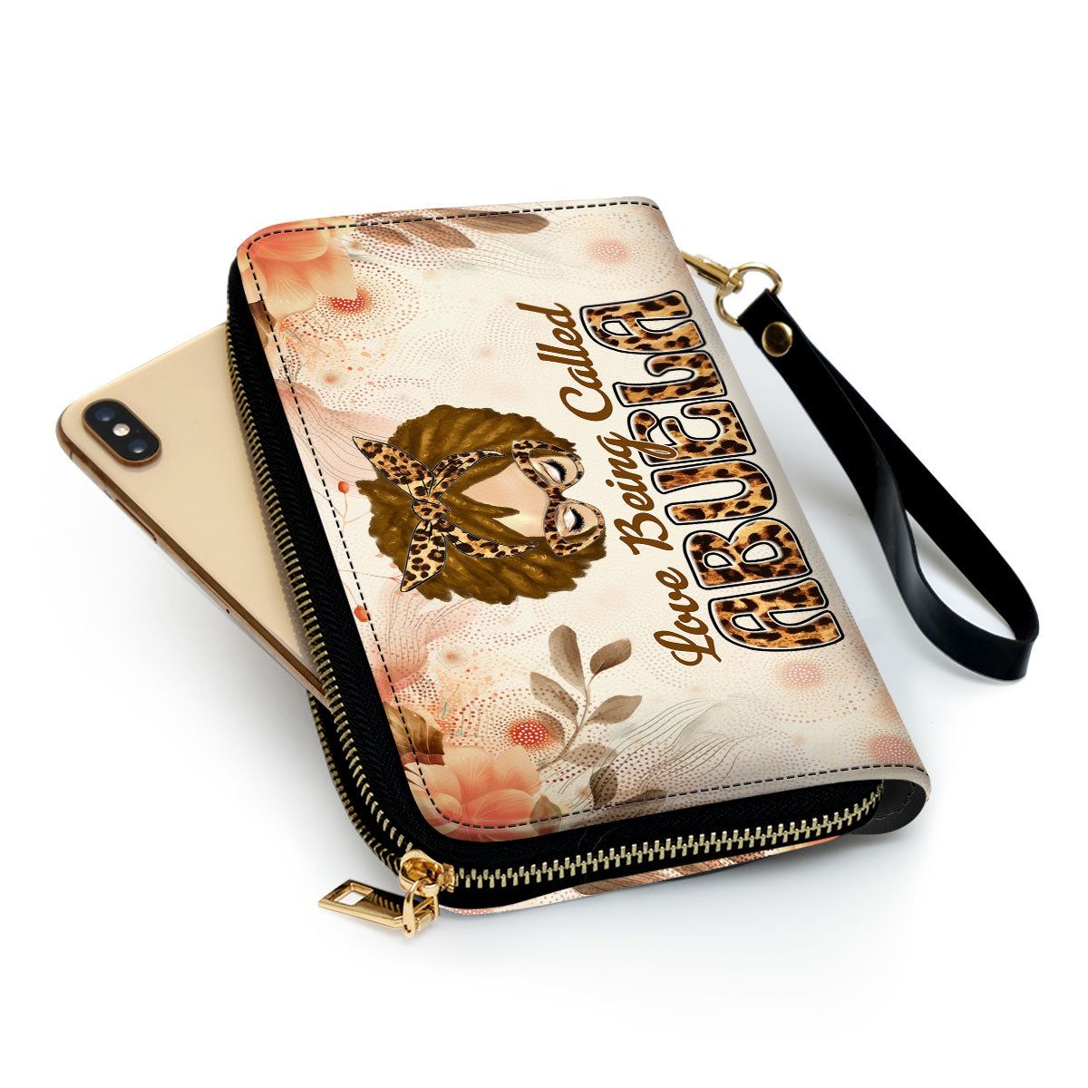 Love Being Called Grandma - Personalized Leather Clutch Purse SBCPLM2132T