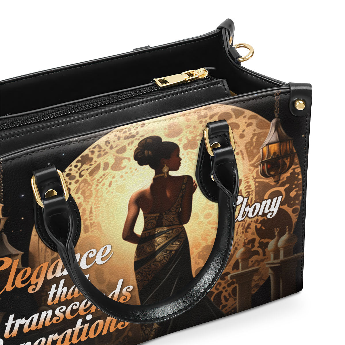 Elegance That Transcends Generations1 - Personalized Leather Handbag SB307a
