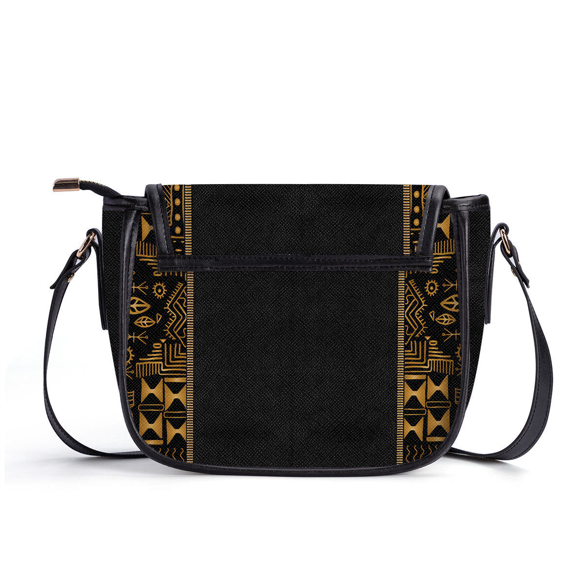 I Am A Black Queen- Personalized Leather Saddle Cross Body Bag MB30