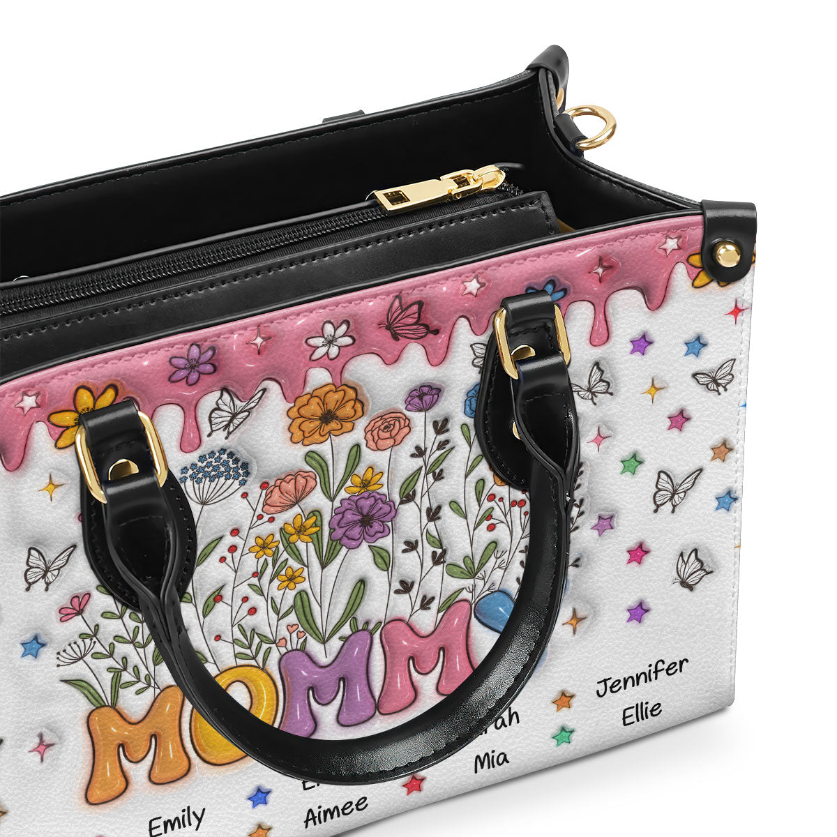 Grandma - Personalized Leather Handbag STB224