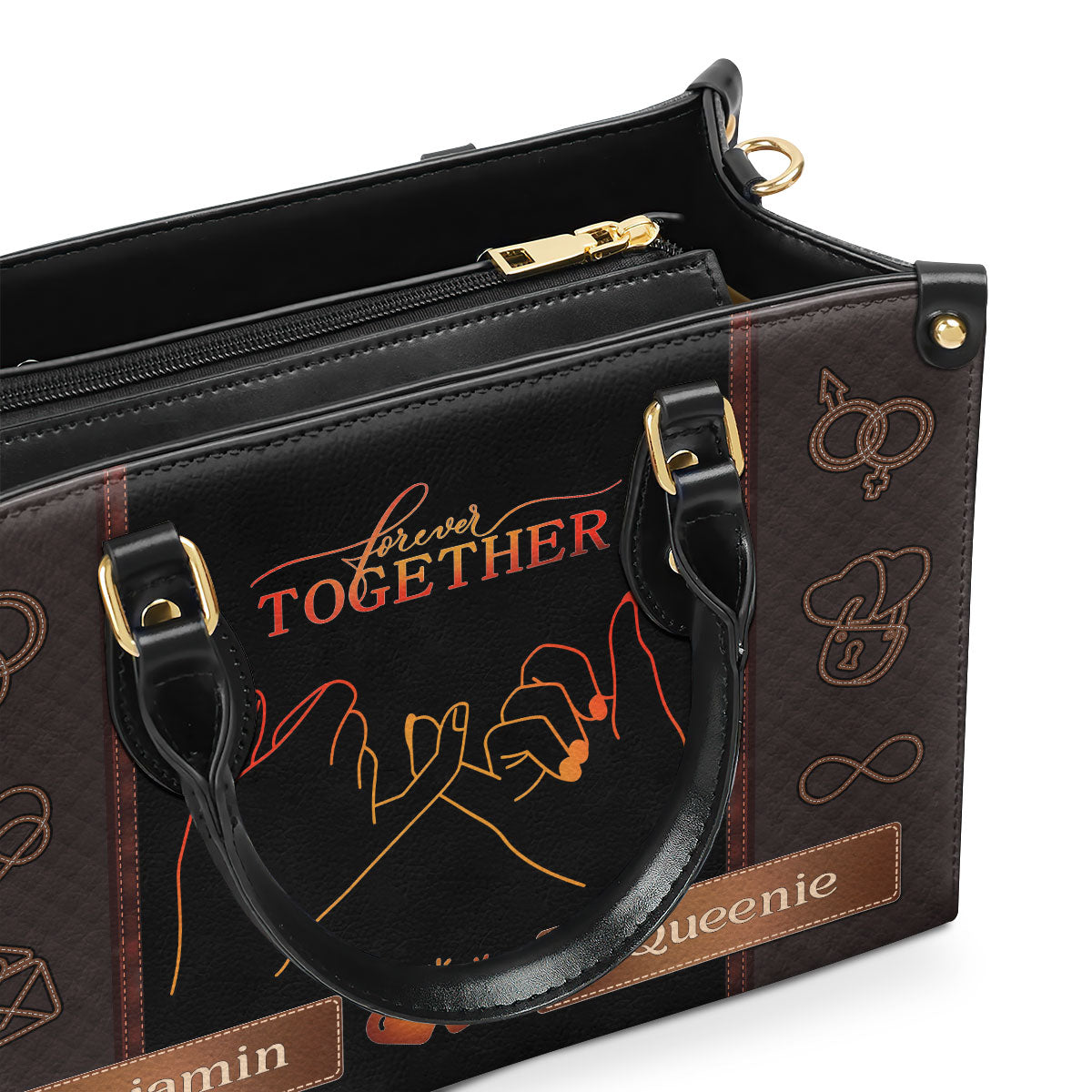 Forever Together - Personalized Leather Handbag MB73