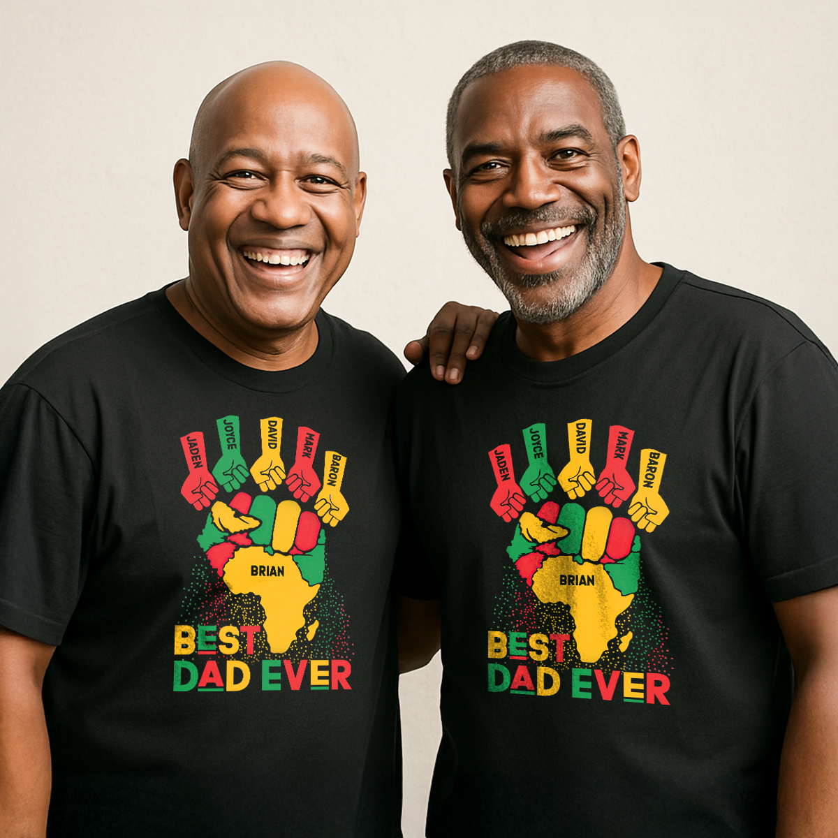 Best Dad Ever - Personalized 2D Unisex T-shirt