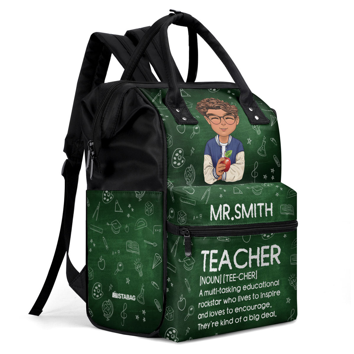 Teacher Definition - Personalized Duckbilled Backpack SBDBPLN1739