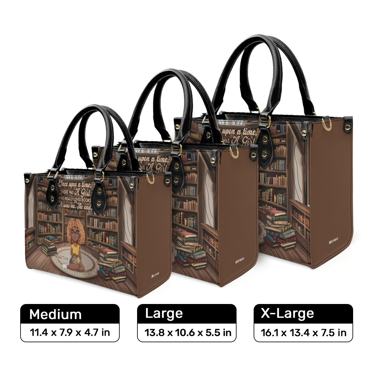 She Knows More Than She Says - Personalized Leather Handbag SBLHBLN971D