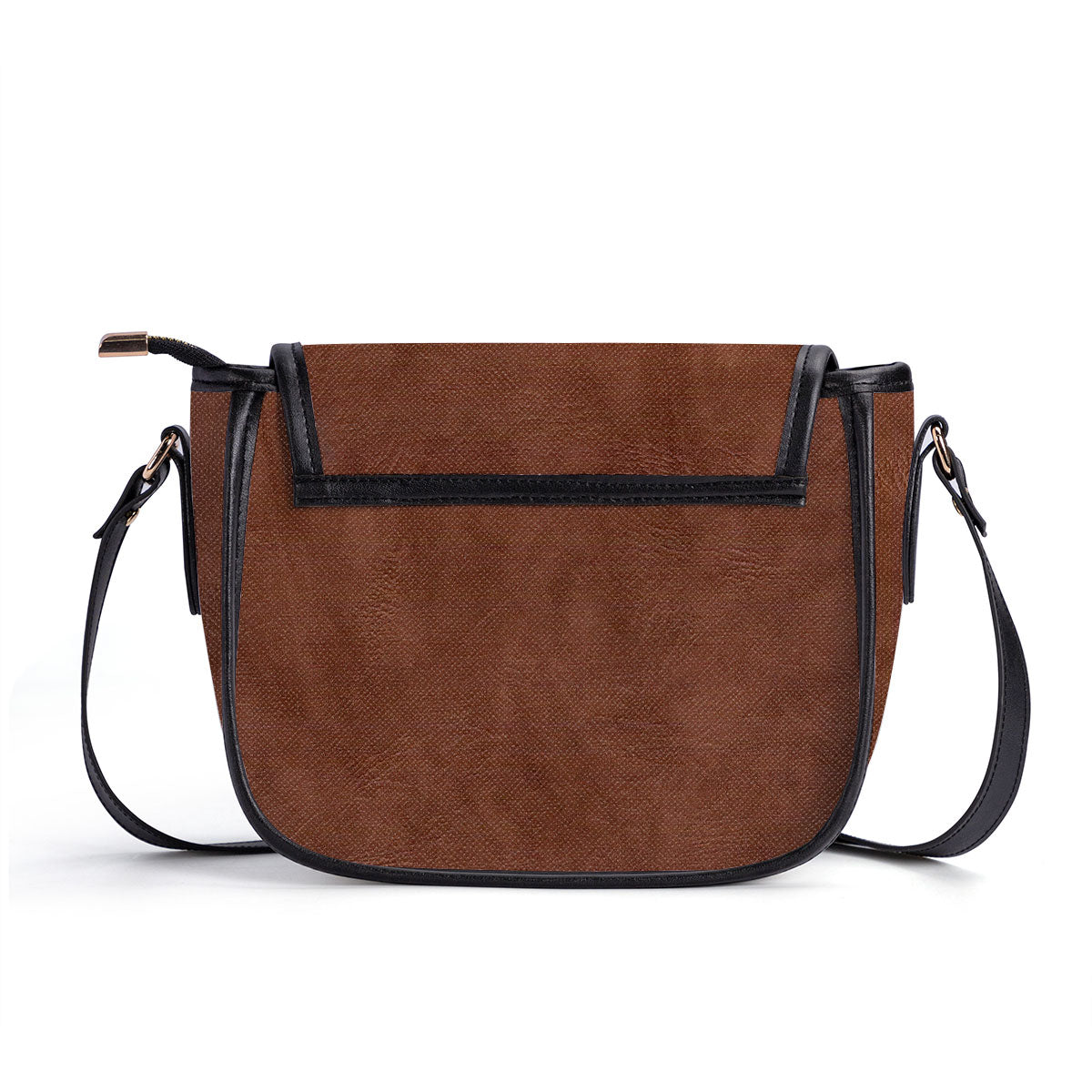 Black Girl & Melanin - I Am A Fierce Spirit- Personalized Leather Saddle Cross Body Bag MB29