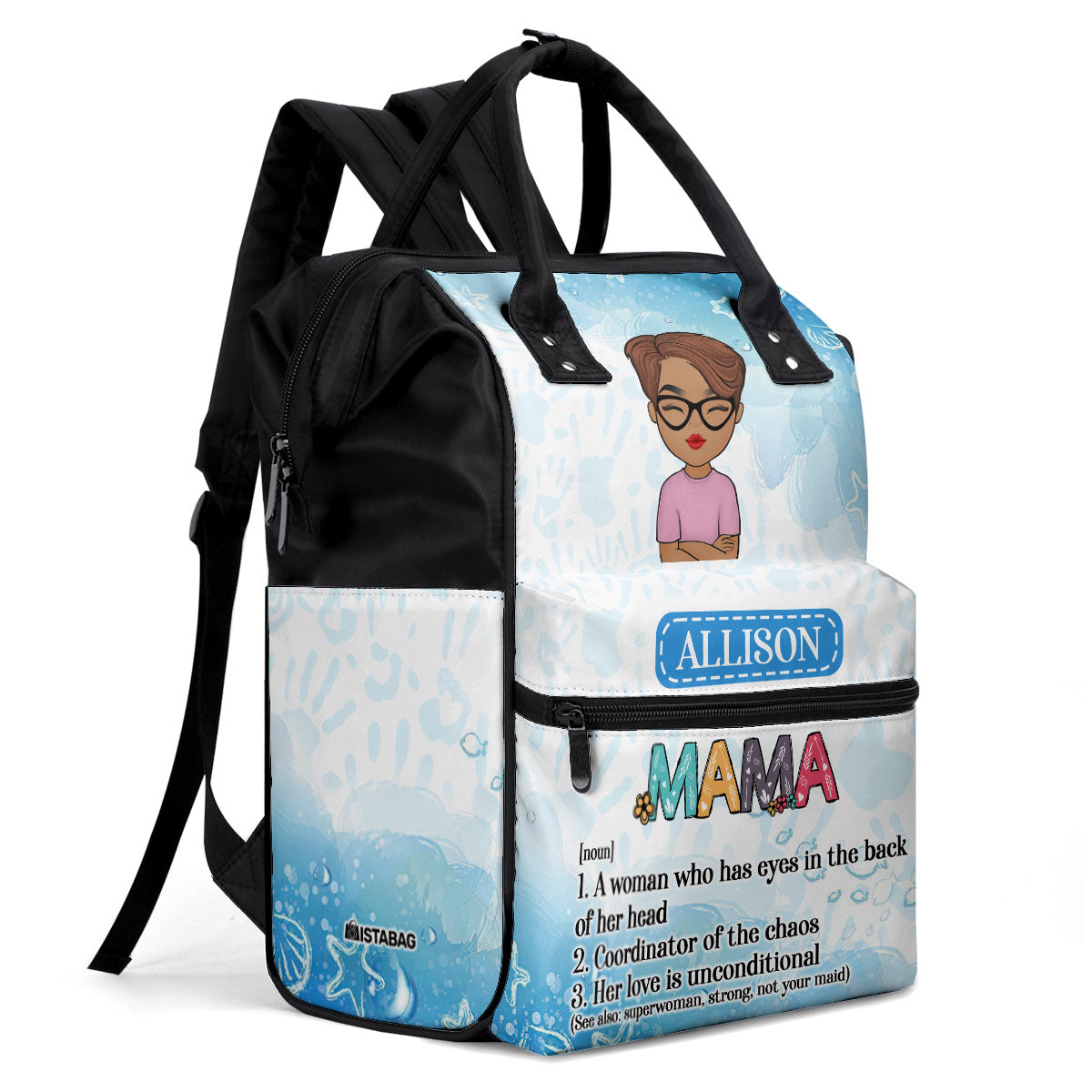 Mom Definition - Personalized Duckbilled Backpack SBDBPLN2416L