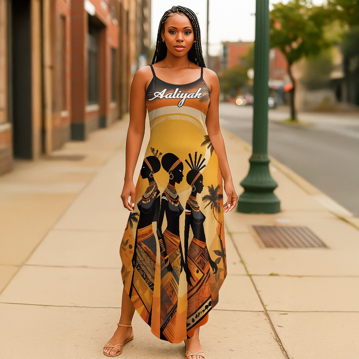 Ancestral Flame - Personalized Maxi Dress