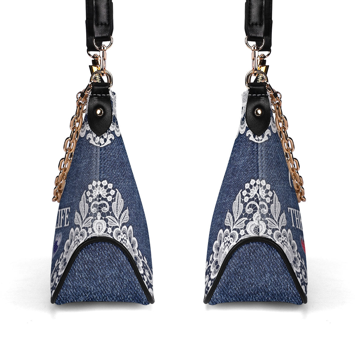 Rockin' The Mom Life - Personalized Chain Shoulder Bag SBCSBLN851L