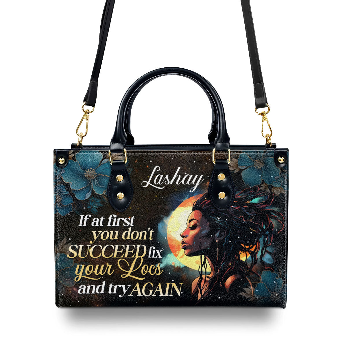 Fix Your Locs - Personalized Leather Hand Bag STB92