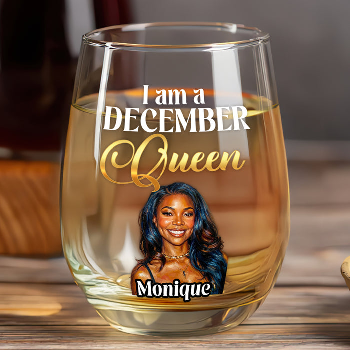 Birthday gift glass